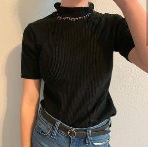 Black turtleneck